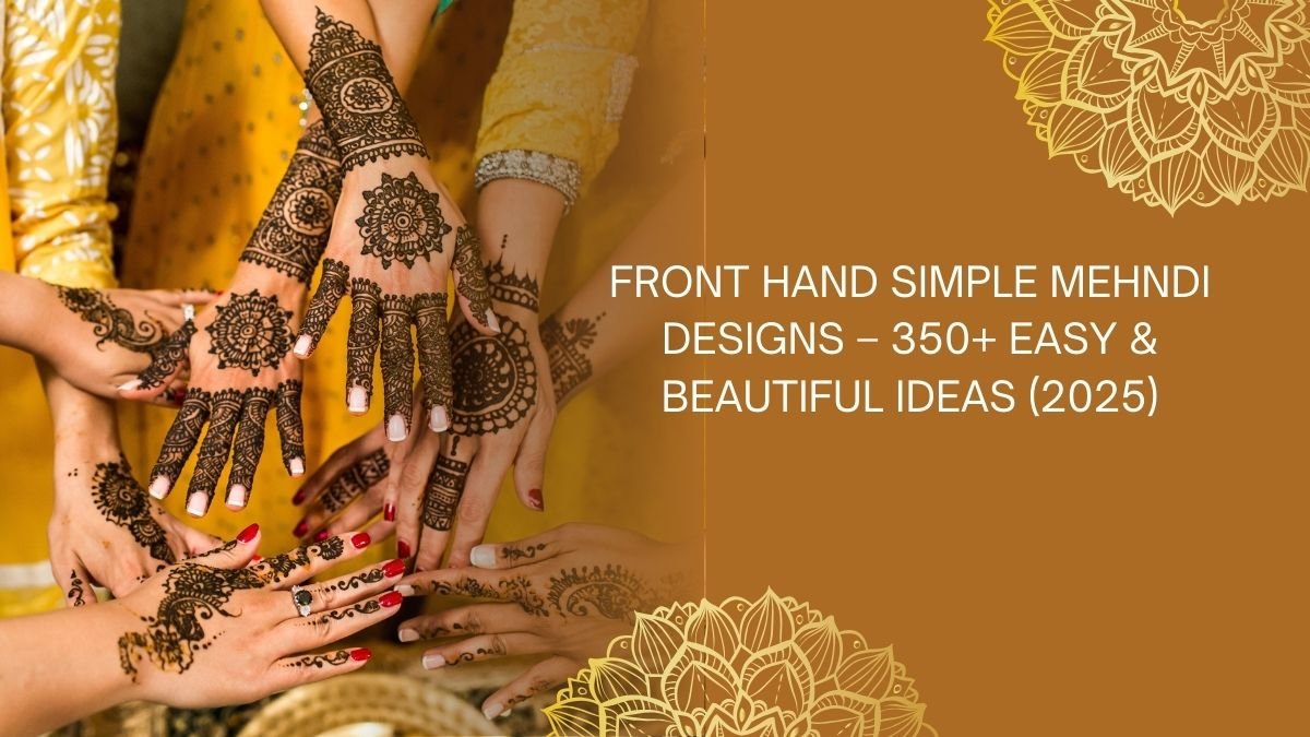 front hand simple mehndi design