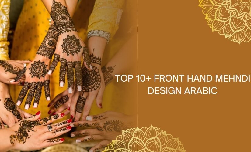 front hand mehndi design arabic