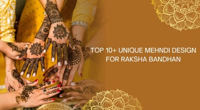 unique mehndi design for raksha bandhan