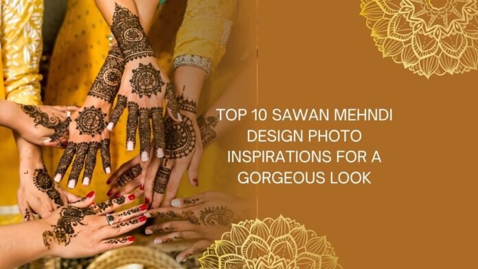 sawan mehndi design photo