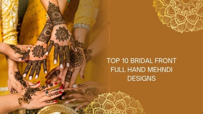 bridal front full hand mehndi design