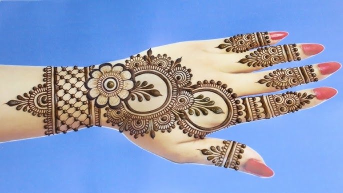 Top 10 Mehndi Back Side Designs: Stunning Ideas for Every Occasion 6 mehndi back side design,back side mehndi design,Back hand mehndi design,Simple back side mehndi design,Easy mehndi design for back hand mehndi back side design Top 10 Mehndi Back Side Designs: Stunning Ideas for Every Occasion mehndi back side design