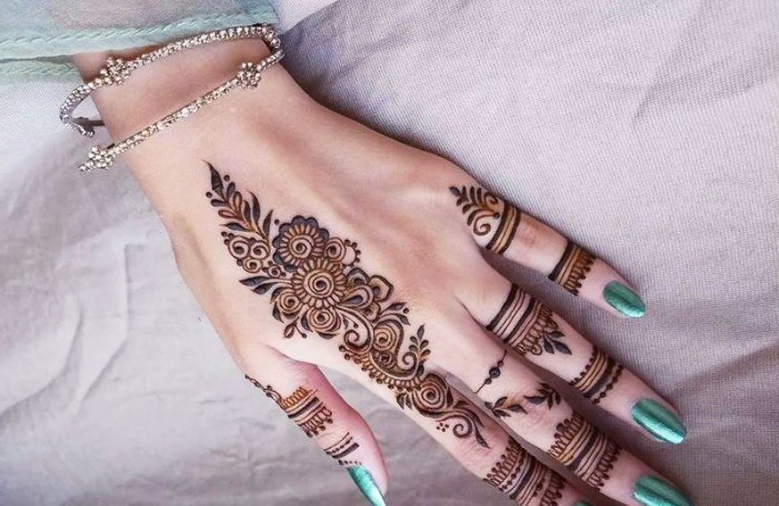 mehndi design for fingers