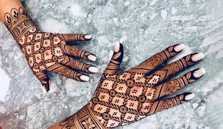 mehndi design for fingers