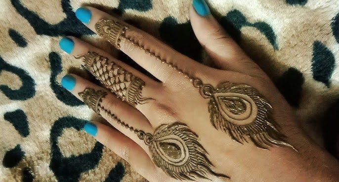 mehndi design for fingers
