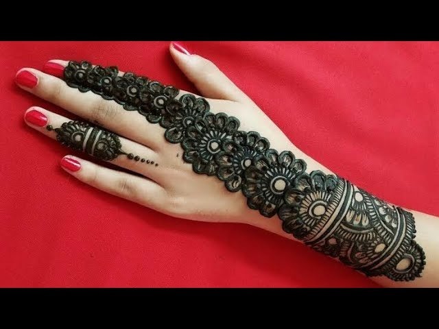 Top 10 Back Hand Mehndi Design for Karva Chauth 2 back hand mehndi design for karva chauth,modern karva chauth mehndi designs back hand mehndi design for karva chauth Top 10 Back Hand Mehndi Design for Karva Chauth back hand mehndi design for karva chauth
