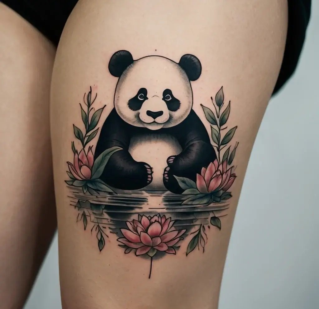 panda mehndi design