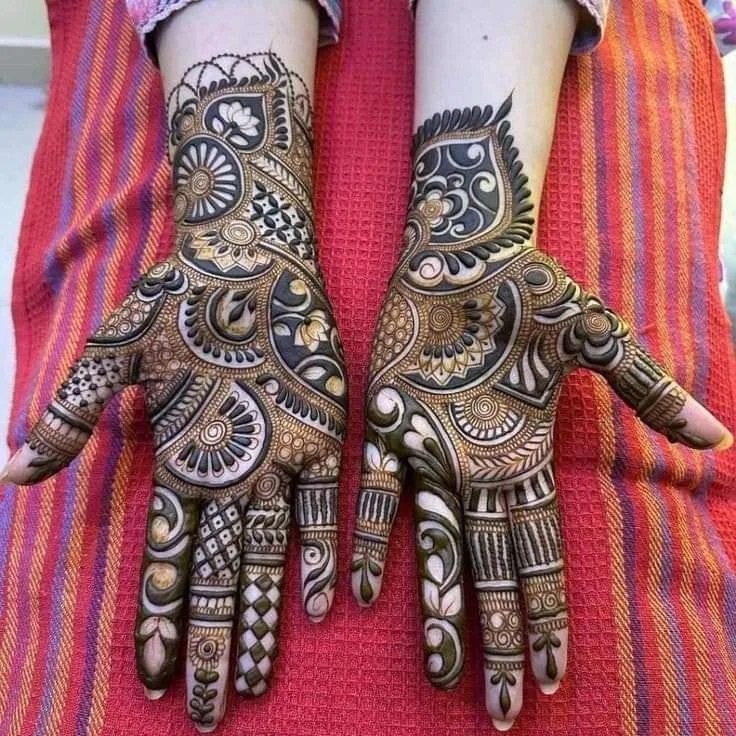 mehndi design palm