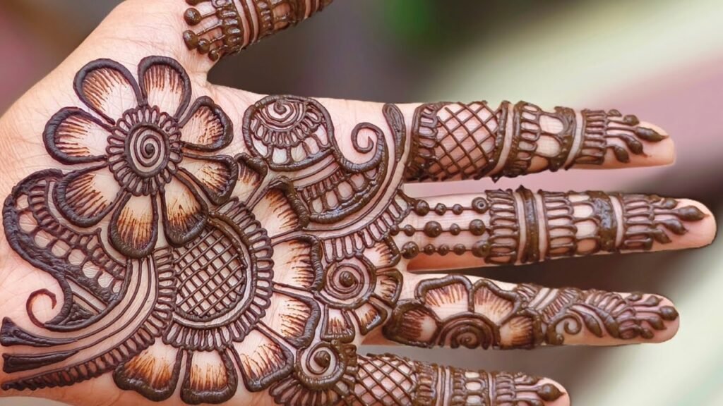 mehndi design palm