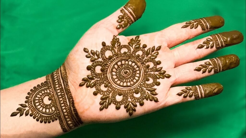 mehndi design palm