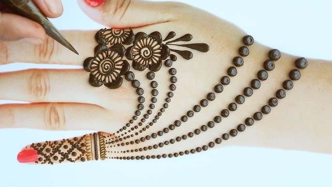 Top 10 Jewellery Mehndi Design Trends for a Stunning Bridal Look 9 jewellery mehndi design,jewellery mehndi design back hand jewellery mehndi design Top 10 Jewellery Mehndi Design Trends for a Stunning Bridal Look jewellery mehndi design