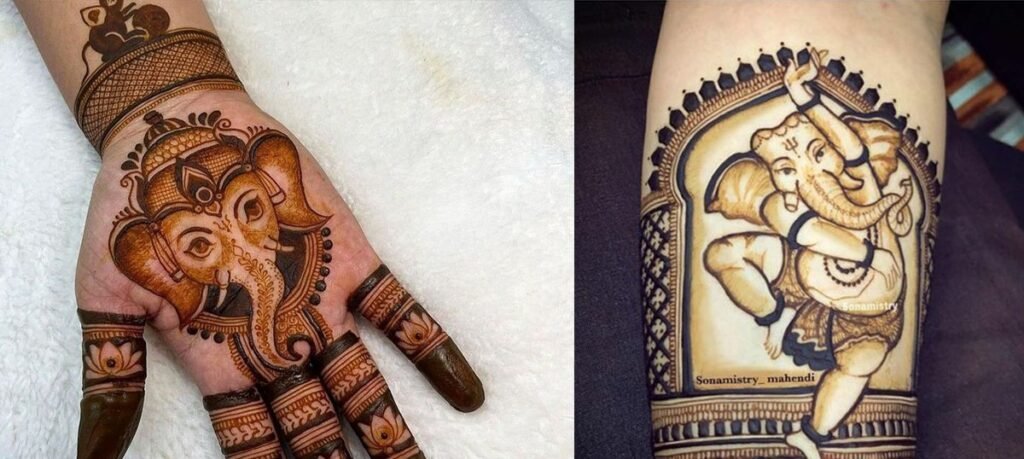 Top 10 Ganesh Mehndi Designs: A Beautiful Fusion of Tradition and Artistry 1 ganesh mehndi design,easy simple ganesh mehndi design ganesh mehndi design Top 10 Ganesh Mehndi Designs: A Beautiful Fusion of Tradition and Artistry ganesh mehndi design