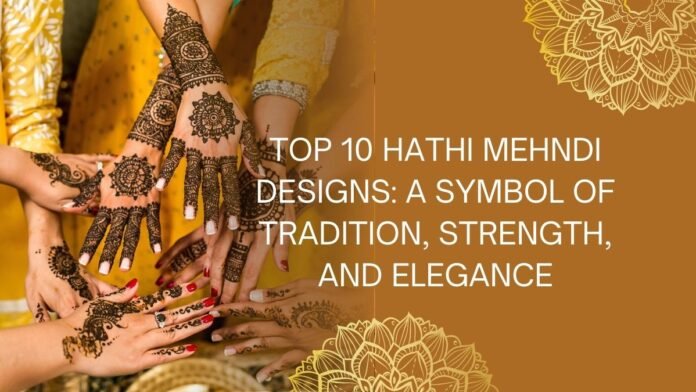hathi mehndi design