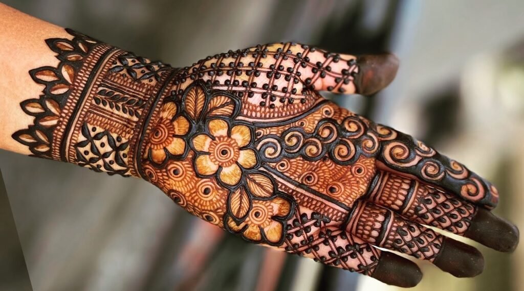 Top 10 Mehndi Design in Front Hand – Elegant Styles for Every Occasion 4 mehndi design in front hand,front hand mehndi design mehndi design in front hand Top 10 Mehndi Design in Front Hand – Elegant Styles for Every Occasion mehndi design in front hand