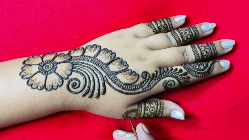 Top 10 Back Side Hand Mehndi Design: A Stunning Collection for Every Occasion 4 back side hand mehndi design,simple mehndi design back hand back side hand mehndi design Top 10 Back Side Hand Mehndi Design: A Stunning Collection for Every Occasion back side hand mehndi design