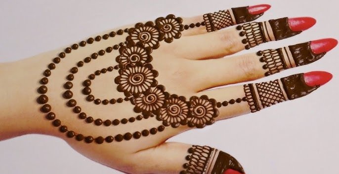 Top 10 Back Side Hand Mehndi Design: A Stunning Collection for Every Occasion 7 back side hand mehndi design,simple mehndi design back hand back side hand mehndi design Top 10 Back Side Hand Mehndi Design: A Stunning Collection for Every Occasion back side hand mehndi design