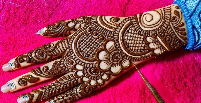 Top 10 Back Hand Mehndi Design Bridal Easy 4 back hand mehndi design bridal easy,bridal stylish mehndi back hand mehndi design back hand mehndi design bridal easy Top 10 Back Hand Mehndi Design Bridal Easy back hand mehndi design bridal easy